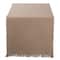 DII® 108" Solid Heavyweight Fringed Table Runner